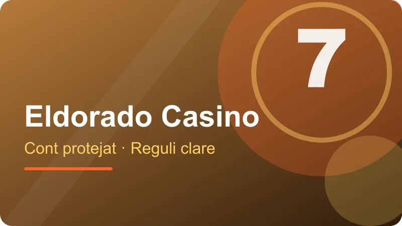 Eldorado Casino – Pauze și autoexcludere la Eldorado Casino Pauze și autoexcludere la Eldorado Casino – ilustrație pentru secțiunea Eldorado Casino
